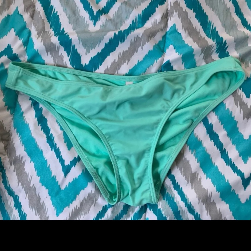 Turquoise/Teal Size L Swim Bottoms